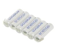 Pacco batteria 6x Stilo (AA) Panasonic eneloop Reihe F1x6 linguette a saldare a