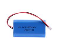 Pacco batteria 7,4 V 2S, compatibile con Lifepo4, pacchi batteria da 1500 mAh, 3000 mAh, 3500 mAh e 4000 mAh, spina for batteria ricaricabile(3000MAH)