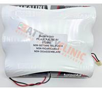 Pacco batteria 9V compatibile sirena Gt casa alarm gt 2380 mezza torcia ANSMANN