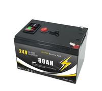 Pacco batteria agli ioni di litio da 24 V con BMS USB integrato | For la batteria di accumulo di energia domestica da campeggio UPS solare for camper(1PC 80AHcharger)