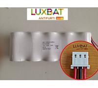 Pacco batteria Alkalino+Litio NON ricaricabile 4LR20+1LSH20 con connettore SAET