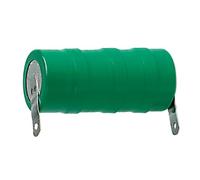 Pacco batteria Ni-Mh, 4,8V 110mAh, linguette a saldare