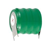 Pacco batteria Ni-Mh, 4,8V 250mAh, 3 pin, per circuito stampato