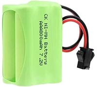 Pacco Batteria NiMH Ricaricabile Da 7.2 V 800 MAh 6 * AAA. Con Pacchi Batteria Con Connettore SM-2P.2 Pezzi