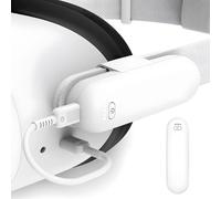 Pacco batteria per Meta/Oculus Quest 2/Quest 3/Quest 3S, accessori batteria portatile da 5000 mAh, prolunga il tempo di riproduzione extra 2-4 ore
