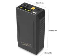 PACCO BATTERIA PILA 12V 24V RICARICABILE ALTA QUALITA' AL LITIO + CARICABATTERIA