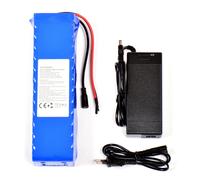 PACCO BATTERIA PILA 48V 10000mAh 10Ah RICARICABILE LITIO EBIKE 250x75x60mm F1B4