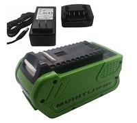 Pacco batteria ricaricabile GreenWorks 40V 8000mAh compatibile per sostituire il pacco batteria originale:G40LM45 G40LT G40AB G40AC 24252 2601102 29282 29302 29462 29472