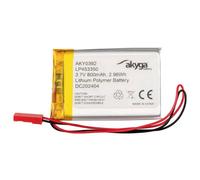 Pacco batteria x Batteria ricaricabile speciale Akyga LP453350 LiPo 3.7 V 800