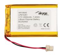 Pacco batteria x Batteria ricaricabile speciale Akyga LP674261 LiPo 3.7 V 2000