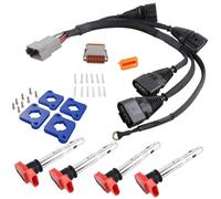 Pacco bobina accensione Per Per Passat B5 Per Golf Per J&etta 1.8T | To 2.0T FSI R8 Accensione Kit ICM Bobina On Spina Packs Conversion Cablaggio