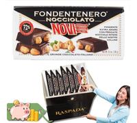 Pacco Convenienza X6 Novi Fondentenero Nocciolato, 6x 130g