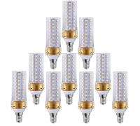 Pacco Da 10 Lampadine LED E14 16W Bianco Caldo 3000K Non Dimmerabile Equivalente a 160W Senza Sfarfallio Risparmio Energetico Per Soggiorno Camera Da Letto Cucina