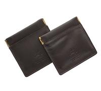 Pacco da 2 Portamonete Visconti con chiusura snap CP7 Cioccolato