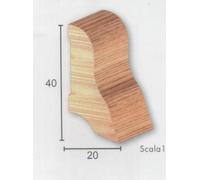 PACCO DA 24 MT di Zoccolino Battiscopa in legno/MDF Laccato BIANCO vari formati