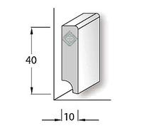 PACCO DA 24 MT di Zoccolino Battiscopa in legno/MDF Laccato BIANCO vari formati