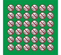 PACCO DA 6 KIT DA 6 ADESIVI ROTONDI - Non usare il dispositivo in una vasca