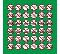 PACCO DA 6 KIT DA 6 ADESIVI ROTONDI - Non usare il dispositivo in una vasca