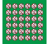 PACCO DA 6 KIT DA 6 ADESIVI ROTONDI - Vietato entrare con orologi - pittogramma