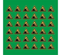 PACCO DA 6 KIT DA 6 ADESIVI TRIANGOLARI - Spiaggia con improvviso dislivello