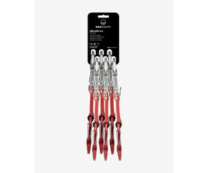 Pacco da 6 rinvii express Wild Country Helium 3.0 10cm rosso argento