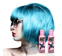 Pacco Da Due Tinte Semipermanenti Per Capelli Da 100ml Crazy Color (Blue Jade)