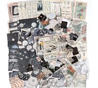 Pacco Di 200 Pezzi Di Forniture Per Album Fotografici Vintage Per Pianificatori Di Diari, Adesivi Di Carta Fai-da-te, Pacchetto Vintage Di Letteratura Di Transitorio Per Decoupage Per Giornalismo Arti