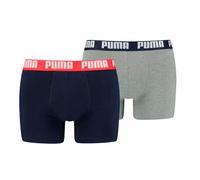 Pacco di Slip da Uomo Puma Basic Grigio Boxer 2 Pezzi