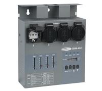 Pacco Dimmer 4 Canali Showtec 50443 - 3A, Schuko, DMX 4 Canali