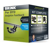 Pacco Gancio traino estr. per BYD Dolphin Fastback 23- & e-kit sp. a 7 poli kit