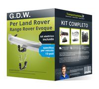 Pacco Gancio traino estr. per Land Rover Range Rover 11- & e-kit sp. a 13 poli