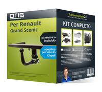 Pacco Gancio traino estr. per Renault Grand Scenic 16- e un e-kit spec. 13 poli