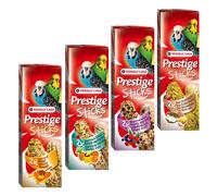 Pacco misto Versele-Laga Prestige Sticks Cocorite - 4 x 2 Stick (240 g)