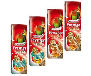 Pacco misto Versele-Laga Prestige Sticks Parrocchetti - 4 x 2 Stick (560 g)