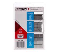 Pacco Multi Con Graffette Arrow 1875 Graffette Assortite 1/4" 3/8" E 1/2" T50MP