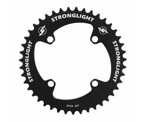 Pacco pignoni bmx 4 bracci d.104 stronglight 43dts nero monopattino (per catena