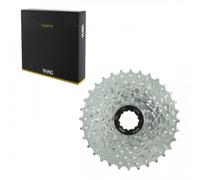 PACCO PIGNONI A CASSETTA PER MTB 9V 11-32 DENTI ARGENTO COMPATIBILE Shimano/Sram