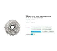 Pacco pignoni SHIMANO Cassetta pignoni CS-HG400 9 velocità