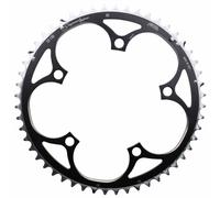 Pacco pista 5 bracci d.130 miche 52 denti esterno tipo shimano nero 9-10v.