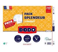 Pacco piumino 220 x 240 cm + 2 cuscini 60 x 60 cm - Splendour - Imbottitura 100% Poliestere FCS 300 g/m² - Bianco - DODO