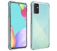 Pacco Protezione Samsung A52 5G E 4G Custodia Flessibile + Vetro Temperato