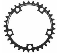 Pacco strada 5 bracci d.110 stronglight ct2 33dts interno nero tipo shimano 10-1