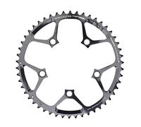 Pacco strada 5 bracci d.110 ta sirio 48dts esterno nero alluminio 7075 tipo shim