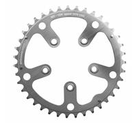 Pacco strada 5 bracci d.130 Stronglight 39 denti portante argento d.74 alluminio