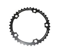 Pacco strada 5 bracci d.130 TA Alize triplo 39 denti nero in alluminio 7075 tipo