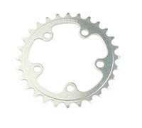 Pacco strada diametro 74 interno 28 denti argento in alluminio 5083 resistente 8
