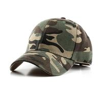 PACDE Cappello da baseball mimetico tattico militare con cinturino regolabile per donne e uomini leggero traspirante per caccia all'aperto cappello da ciclismo, DM02Camouflage verde, Taglia unica