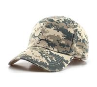 PACDE Cappello da baseball mimetico tattico militare con cinturino regolabile per donne e uomini leggero traspirante per caccia all'aperto cappello da ciclismo, DM02Digital giallo, Taglia unica
