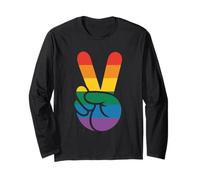 Pace, amore, accettazione e comprensione stile 03 Maglia a Manica