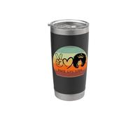 Pace Amore Bilancia Regina Zodiaco Capelli Afro Compleanno Bicchiere termico in acciaio inox doppia parete